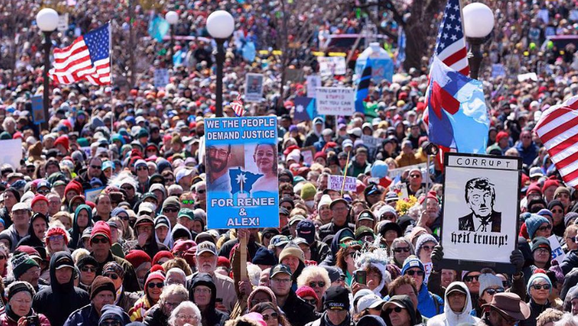 Jutaan Warga AS Turun ke Jalan Protes ‘No Kings’ Lawan Agresi Trump di Iran